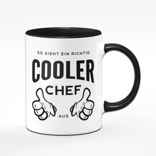 Tasse spruch cooler chef - spruch,