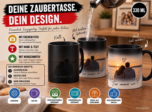 Zaubertasse fototasse - zaubertasse,