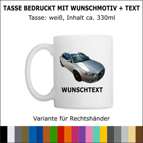 Keramiktasse wunschmotiv - keramiktasse, "wunschmotiv"