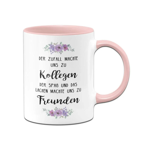 Tasse spruch zufall machte uns - spruch,