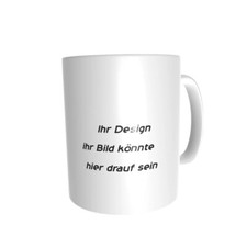 Werbetasse mit Logo, Namen