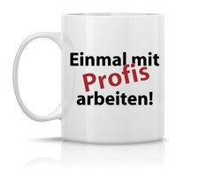 Tasse Kaffeetasse Einmal mit