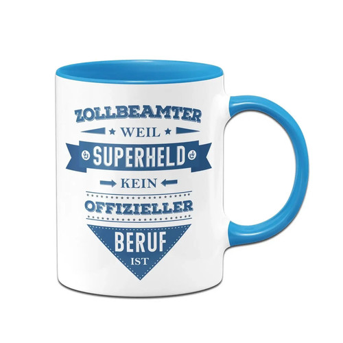 Lustige tasse zollbeamter - lustige,