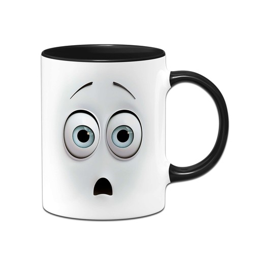 Tasse geschocktes gesicht - gesicht,