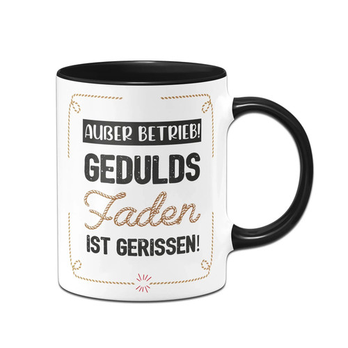 Tasse außer betrieb - außer,