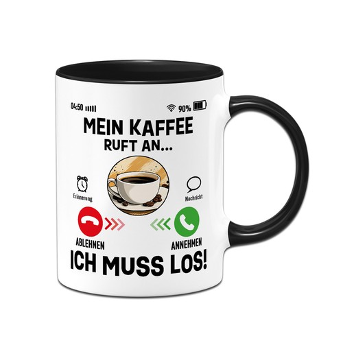 Tasse mein kaffee ruft - tasse, ich