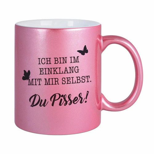 Rosa metallic tasse - rosa-metallic, metallic-tasse