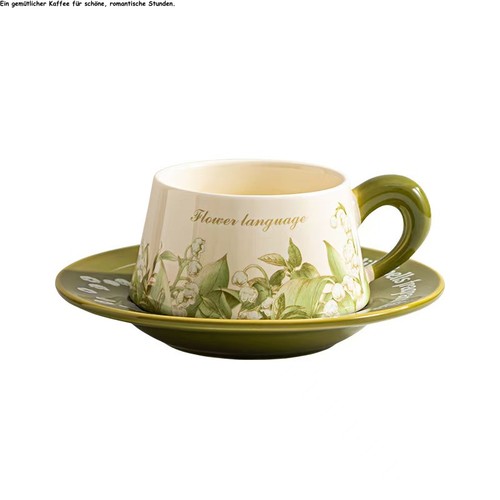Kaffeetasse mit untertasse - kaffeetasse,