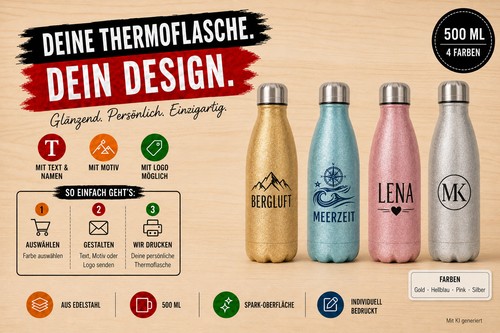 Personalisierte glitzer - personalisierte,