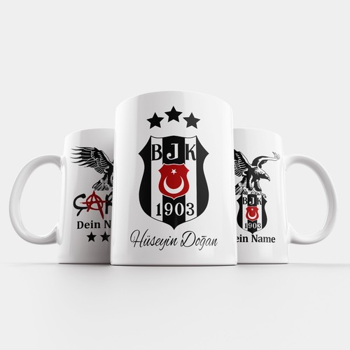 Personalisierte besiktas tasse - besiktas,
