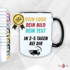 Personalisierte Fototasse Logo