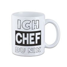 Kaffee Tasse Ich Chef du Nix