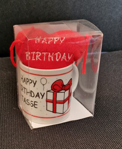 Minitasse mit herz happy - mit,