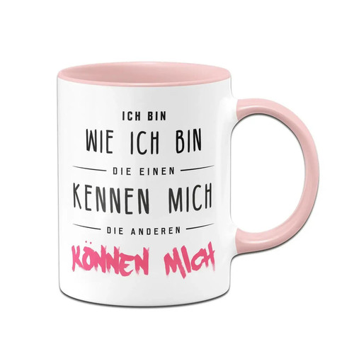 Tasse mit spruch ich - mit, wie