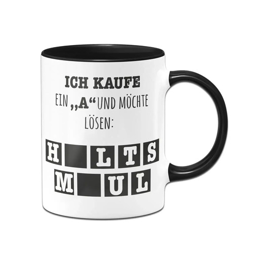 Tasse ich kaufe ein und - a,