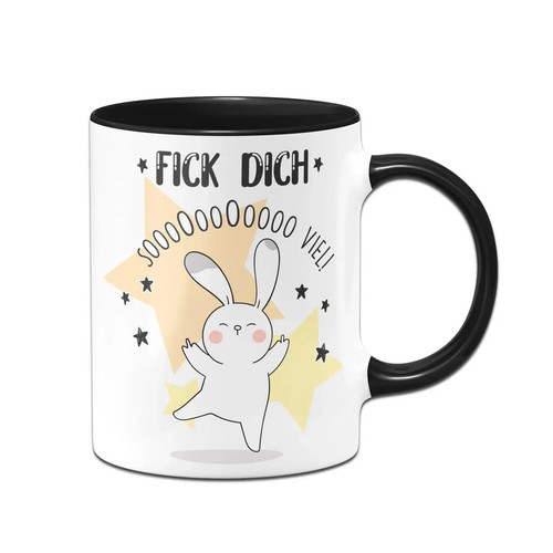 Tasse mit spruch fick dich - tasse,
