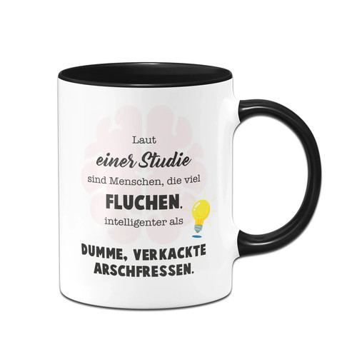 Tasse mit spruch fluchen - tasse,
